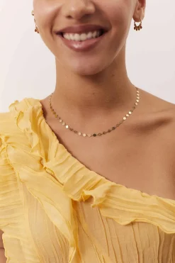 COLLAR MAHATMA BAÑADO EN ORO