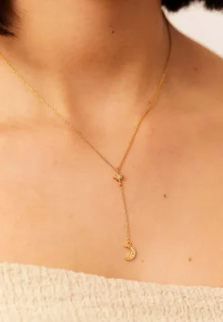 COLLAR MOKSHA BAÑADO EN ORO