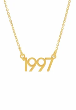COLLAR NAMBAR BAÑADO EN ORO