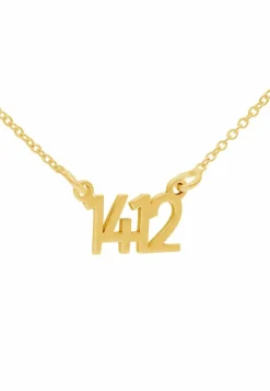 COLLAR NAMBAR BAÑADO EN ORO