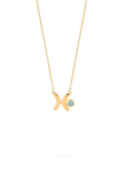 COLLAR PATHAREE ZODIACO BAÑADO EN ORO