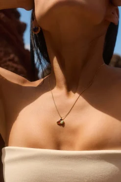 COLLAR RASTA BAÑADO EN ORO