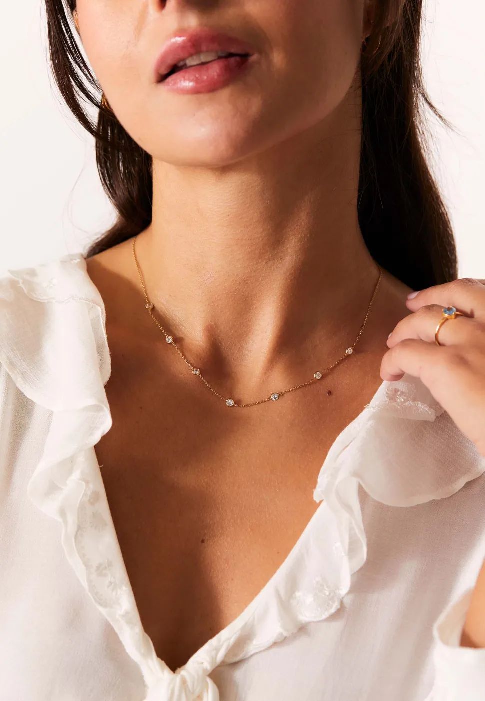 COLLAR SAAT BAÑADO EN ORO