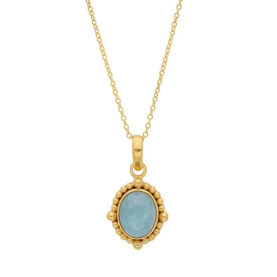 COLLAR SARANI BAÑADO EN ORO