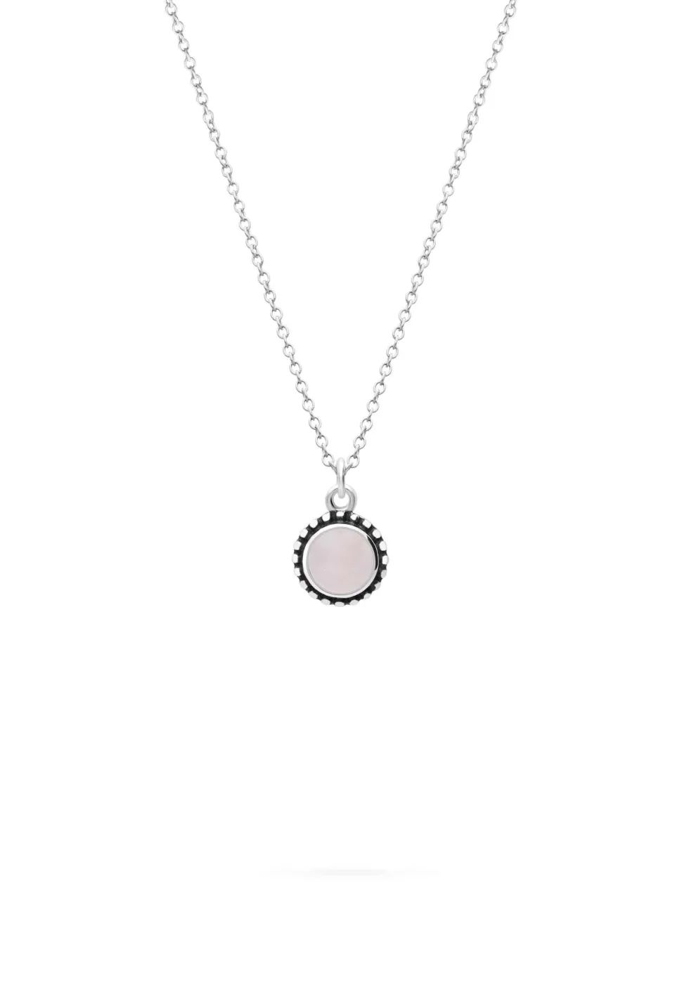 COLLAR SAVATI CUARZO ROSA