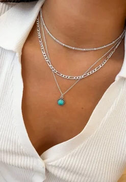 COLLAR SAVATI TURQUESA