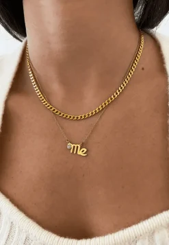 COLLAR SUNDAR BAÑADO EN ORO