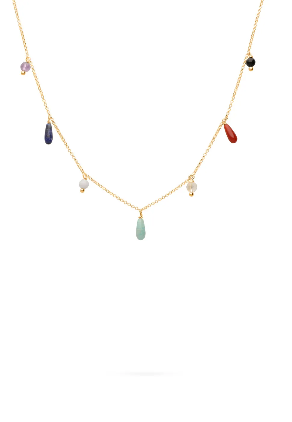 COLLAR SUSHUMNA BAÑADO EN ORO