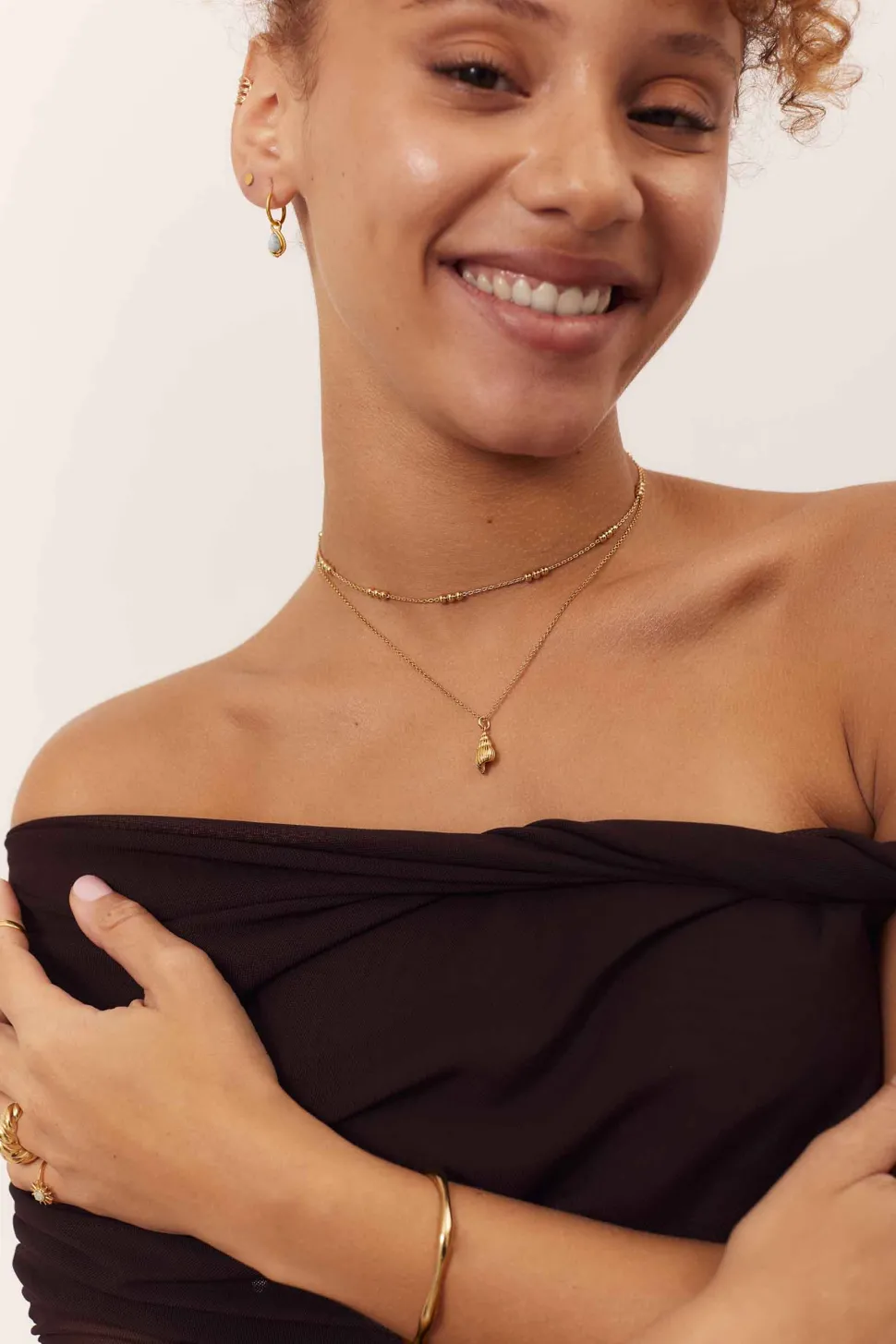 COLLAR TANAIA BAÑADO EN ORO