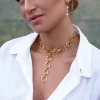 COLLAR TYAGA BAÑADO EN ORO