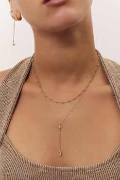 COLLAR UDAY BAÑADO EN ORO