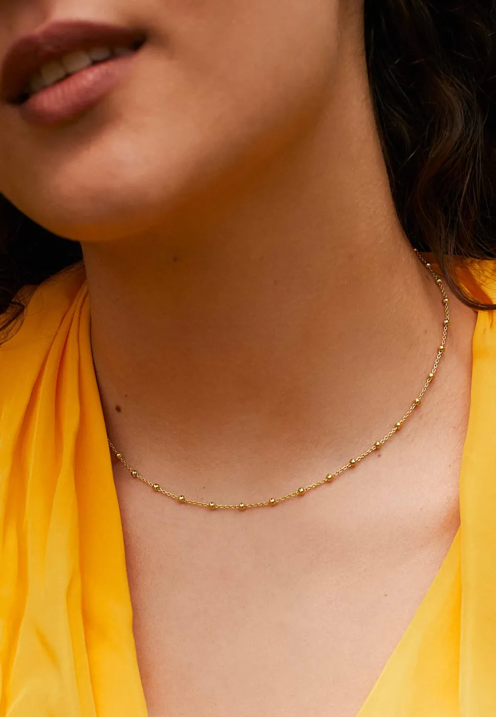 COLLAR UDAY BAÑADO EN ORO