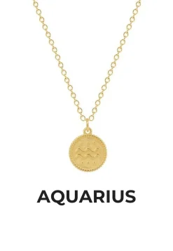 COLLAR ZODIACO BAÑADO EN ORO