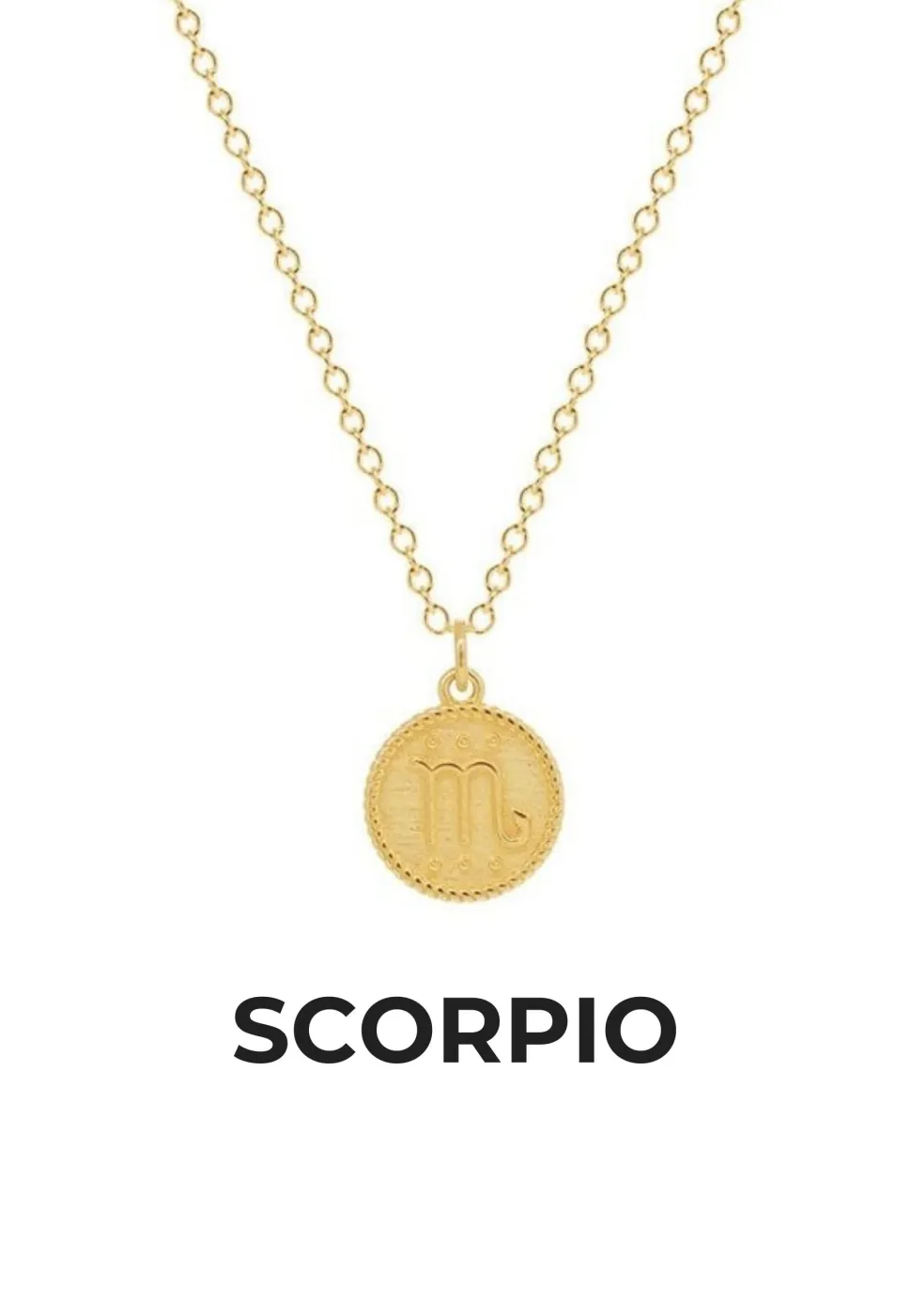 COLLAR ZODIACO BAÑADO EN ORO