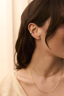 EAR CUFF BABAL BAÑADO EN ORO