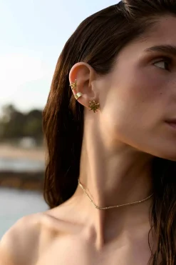 EAR CUFF BHOR DERECHO BAÑADO EN ORO