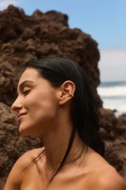 EAR CUFF BULA BAÑADO EN ORO