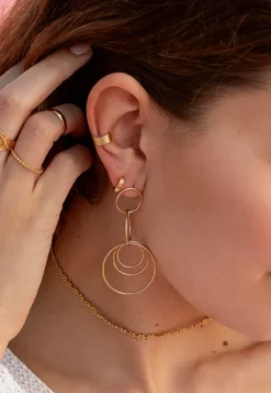 EAR CUFF DHAARI BAÑADO EN ORO