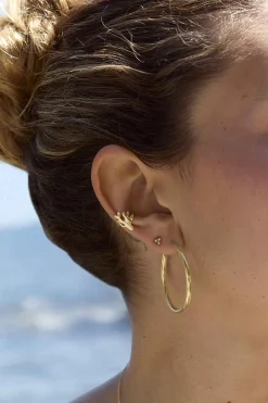 EAR CUFF MONGA DERECHO BAÑADO EN ORO