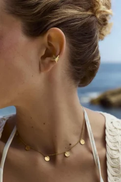 EAR CUFF TARAMACHALE IZQUIERDO BAÑADO EN ORO