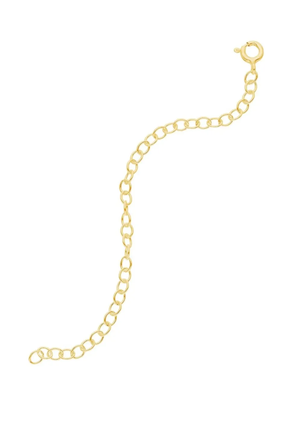 EXTENSOR CADENA BAÑADO EN ORO