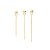 PACK PENDIENTES JARANA BAÑADOS EN ORO