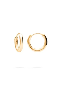 PENDIENTES ACHALA (18MM) BAÑADOS EN ORO