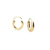 PENDIENTES ACHALA (16MM) BAÑADOS EN ORO