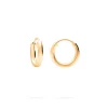 PENDIENTES ACHALA (12MM) BAÑADOS EN ORO
