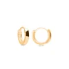PENDIENTES AGNI (10MM) BAÑADOS EN ORO