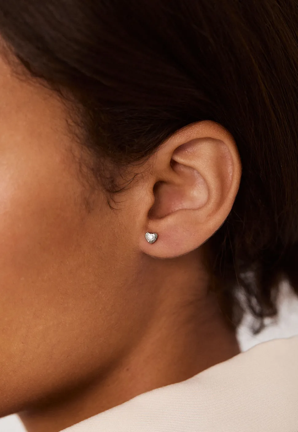 PENDIENTES ATRIA ORO BLANCO