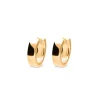 PENDIENTES BABARI (16MM) BAÑADOS EN ORO