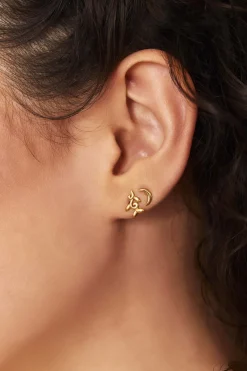 PENDIENTES CHAD BAÑADOS EN ORO