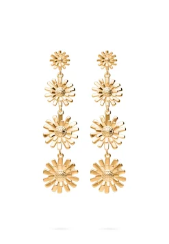 PENDIENTES CHIRANJIVI BAÑADOS EN ORO