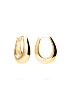 PENDIENTES DERGH (20MM) BAÑADOS EN ORO