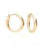 PENDIENTES DHARTI (20MM) BAÑADOS EN ORO
