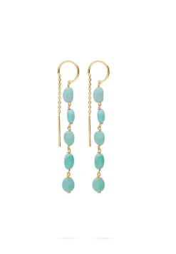 PENDIENTES ESHA (11MM) BAÑADOS EN ORO
