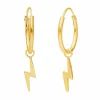PENDIENTES GARAJ (14MM) BAÑADOS EN ORO