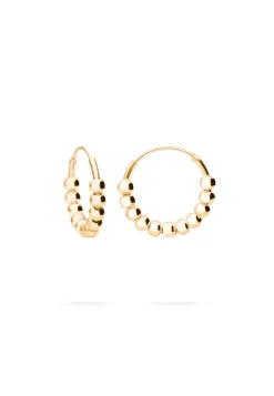 PENDIENTES GEND (18MM) BAÑADOS EN ORO