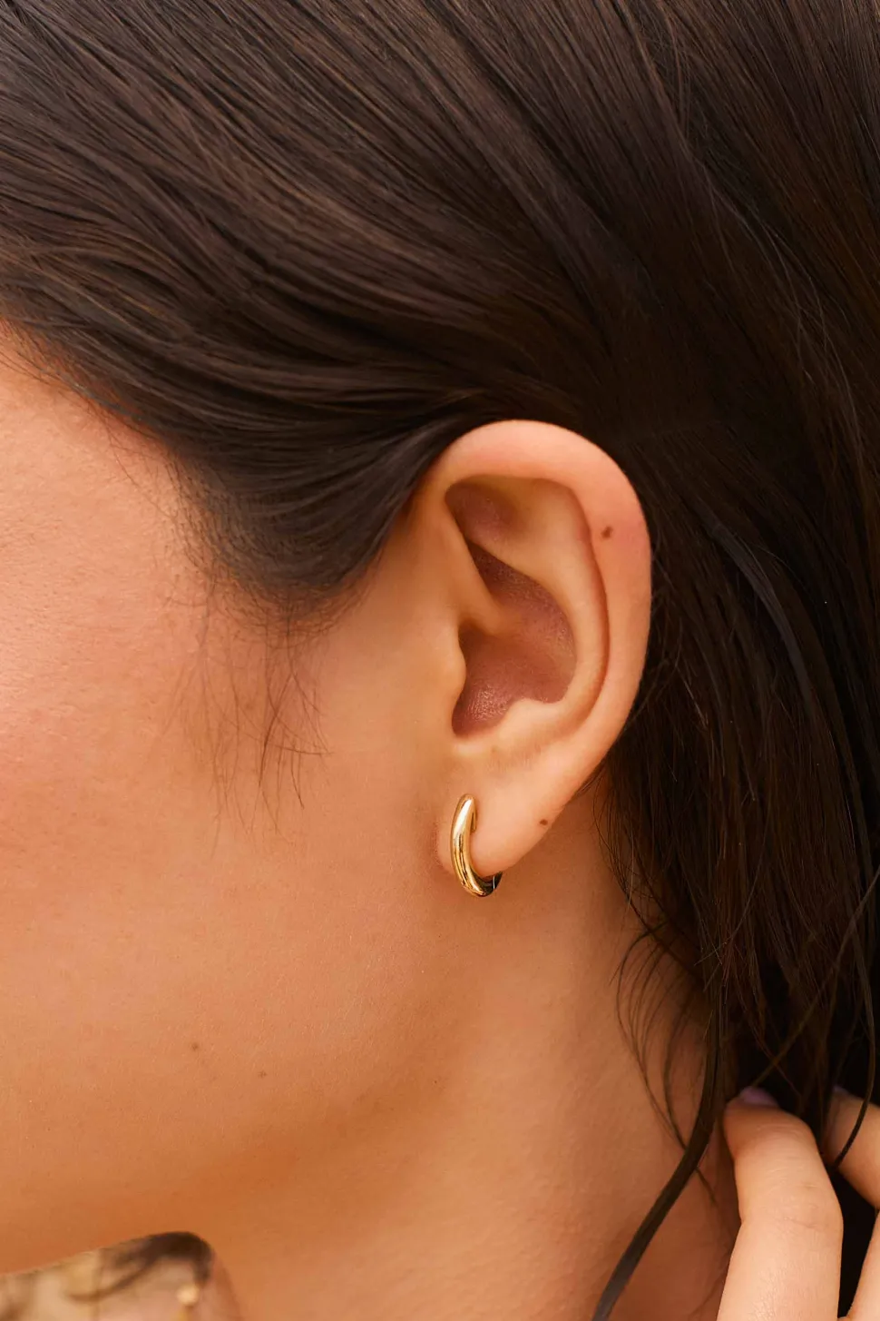 PENDIENTES IDRIS BAÑADOS EN ORO