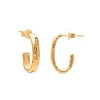 PENDIENTES JAIVIK (20MM) BAÑADOS EN ORO
