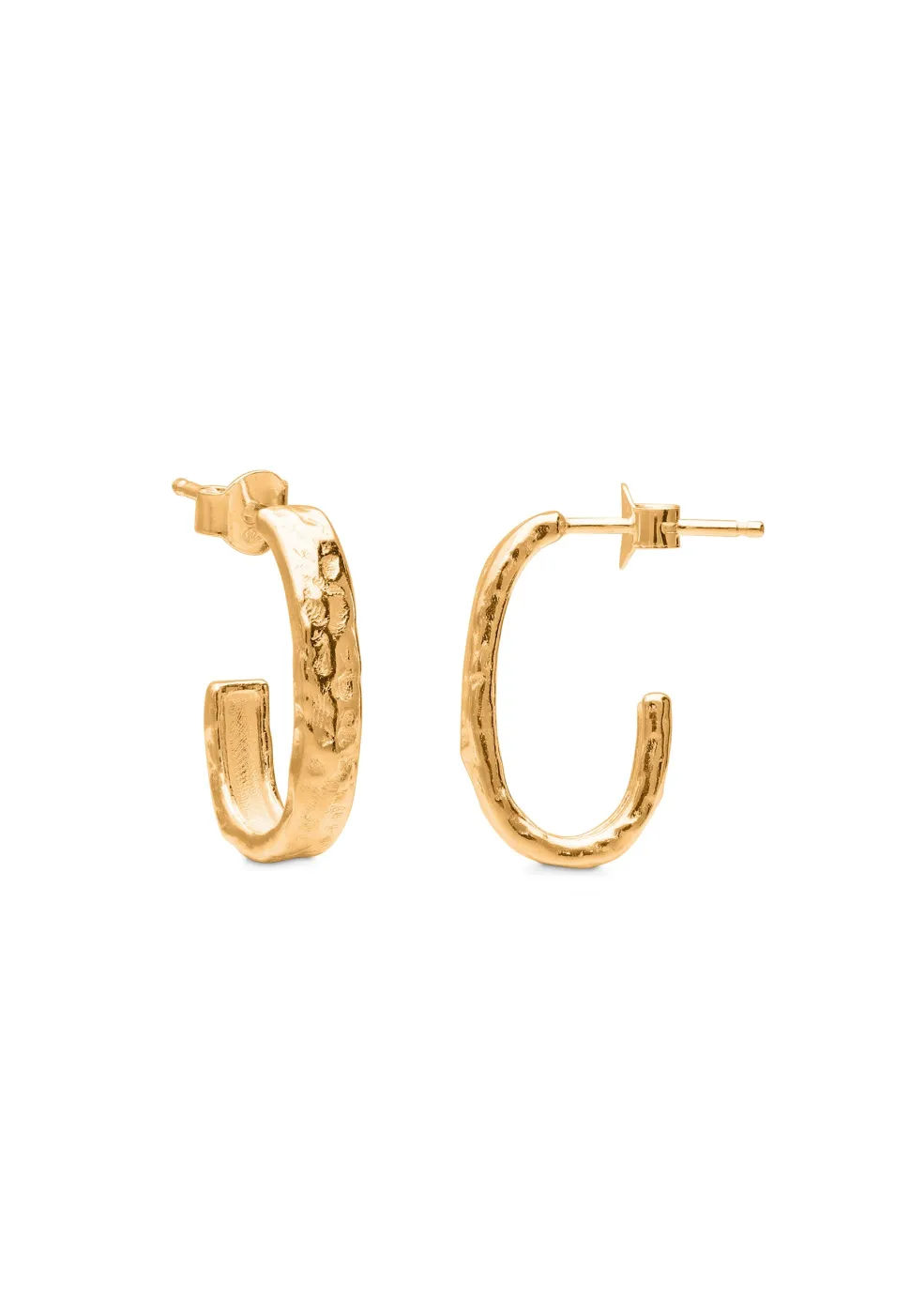 PENDIENTES JAIVIK (20MM) BAÑADOS EN ORO