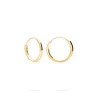 PENDIENTES JIVANA (12MM) BAÑADOS EN ORO
