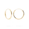 PENDIENTES JIVANA (20MM) BAÑADOS EN ORO