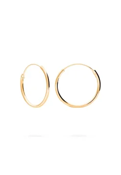 PENDIENTES JIVANA (20MM) BAÑADOS EN ORO