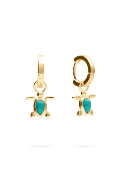 PENDIENTES KACHHUA (10MM) BAÑADOS EN ORO