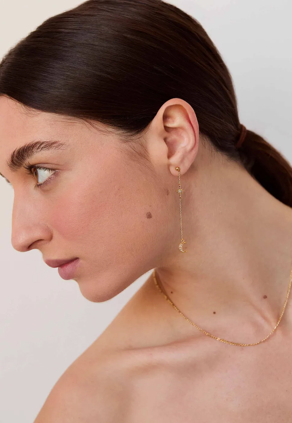 PENDIENTES LILAVATI BAÑADOS EN ORO