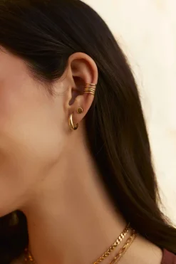 PENDIENTES MITALI BAÑADOS EN ORO