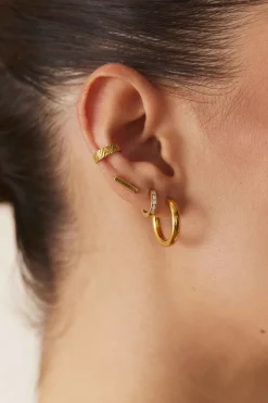 PENDIENTES NIRUT BAÑADOS EN ORO