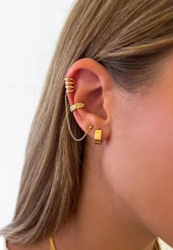 PENDIENTES ONAM (12MM) BAÑADOS EN ORO